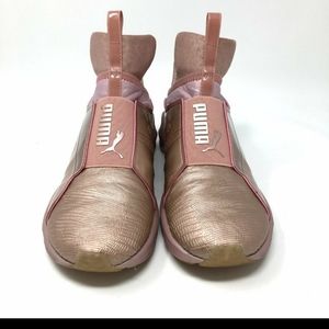 Puma Mettalic Rose gold shoes